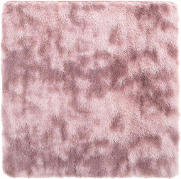 vidaXL - Hoogpolig - vloerkleed - NAVARRA - 240x240 - cm - polyester - stoffig - roze