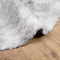 vidaXL - Hoogpolig - vloerkleed - NAVARRA - 240x240 - cm - polyester - lichtgrijs