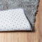 vidaXL - Hoogpolig - vloerkleed - NAVARRA - 240x240 - cm - polyester - zilvergrijs