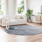 vidaXL - Hoogpolig - vloerkleed - NAVARRA - 240x240 - cm - polyester - zilvergrijs