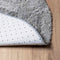 vidaXL - Hoogpolig - vloerkleed - NAVARRA - 240x240 - cm - polyester - zilvergrijs