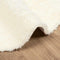 vidaXL - Hoogpolig - vloerkleed - NAVARRA - 240x240 - cm - polyester - crèmekleurig