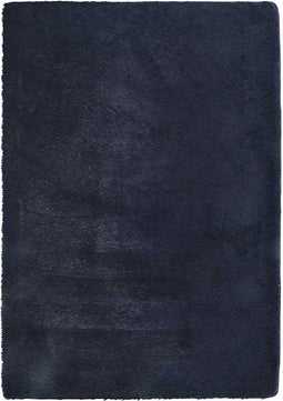 vidaXL - Hoogpolig - vloerkleed - NAVARRA - 240x340 - cm - polyester - marineblauw