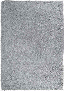 vidaXL - Hoogpolig - vloerkleed - NAVARRA - 240x340 - cm - polyester - zilvergrijs