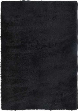 vidaXL - Hoogpolig - vloerkleed - NAVARRA - 240x340 - cm - polyester - zwart