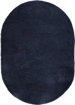 vidaXL - Hoogpolig - vloerkleed - NAVARRA - 300x200 - cm - polyester - marineblauw