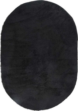 vidaXL - Hoogpolig - vloerkleed - NAVARRA - 300x200 - cm - polyester - zwart