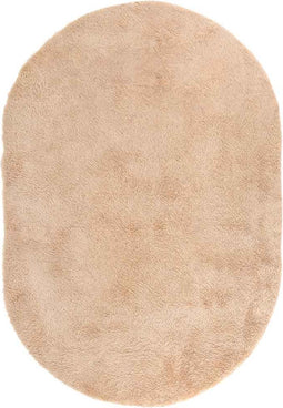 vidaXL - Hoogpolig - vloerkleed - NAVARRA - 300x200 - cm - polyester - beige