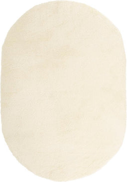 vidaXL - Hoogpolig - vloerkleed - NAVARRA - 300x200 - cm - polyester - crèmekleurig