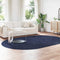 vidaXL - Hoogpolig - vloerkleed - NAVARRA - 300x200 - cm - polyester - marineblauw