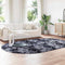 vidaXL - Hoogpolig - vloerkleed - NAVARRA - 300x200 - cm - polyester - donkergrijs