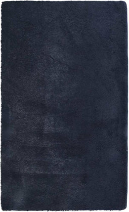 vidaXL - Hoogpolig - vloerkleed - NAVARRA - 60x100 - cm - polyester - marineblauw