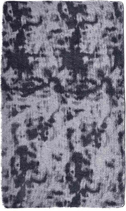 vidaXL - Hoogpolig - vloerkleed - NAVARRA - 60x100 - cm - polyester - donkergrijs