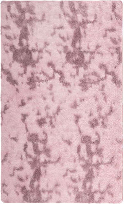 vidaXL - Hoogpolig - vloerkleed - NAVARRA - 60x100 - cm - polyester - stoffig - roze