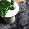 vidaXL - Hoogpolig - vloerkleed - NAVARRA - 60x100 - cm - polyester - donkergrijs