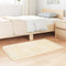 vidaXL - Hoogpolig - vloerkleed - NAVARRA - 60x100 - cm - polyester - crèmekleurig