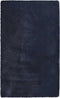 vidaXL - Hoogpolig - vloerkleed - NAVARRA - 80x150 - cm - polyester - marineblauw