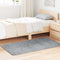 vidaXL - Hoogpolig - vloerkleed - NAVARRA - 80x150 - cm - polyester - zilvergrijs