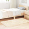vidaXL - Hoogpolig - vloerkleed - NAVARRA - 80x150 - cm - polyester - crèmekleurig