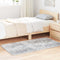 vidaXL - Hoogpolig - vloerkleed - NAVARRA - 80x150 - cm - polyester - lichtgrijs
