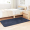 vidaXL - Hoogpolig - vloerkleed - NAVARRA - 80x150 - cm - polyester - marineblauw