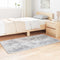 vidaXL - Hoogpolig - vloerkleed - NAVARRA - 80x150 - cm - polyester - lichtgrijs
