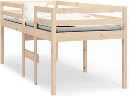 vidaXL - Hoogslaper - massief - grenenhout - 75x190 - cm