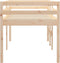 vidaXL - Hoogslaper - massief - grenenhout - 75x190 - cm