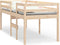 vidaXL - Hoogslaper - massief - grenenhout - 90x190 - cm