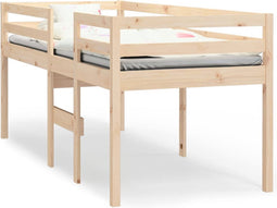 vidaXL - Hoogslaper - massief - grenenhout - 90x200 - cm