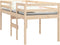 vidaXL - Hoogslaper - massief - grenenhout - 90x200 - cm