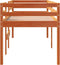 vidaXL - Hoogslaper - massief - grenenhout - wasbruin - 75x190 - cm