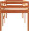 vidaXL - Hoogslaper - massief - grenenhout - wasbruin - 80x200 - cm
