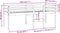 vidaXL - Hoogslaper - massief - grenenhout - wasbruin - 90x190 - cm