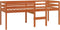 vidaXL - Hoogslaper - massief - grenenhout - wasbruin - 90x190 - cm