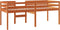 vidaXL - Hoogslaper - massief - grenenhout - wasbruin - 90x200 - cm