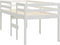 vidaXL - Hoogslaper - massief - grenenhout - wit - 75x190 - cm