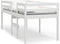 vidaXL - Hoogslaper - massief - grenenhout - wit - 90x200 - cm