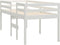 vidaXL - Hoogslaper - massief - grenenhout - wit - 90x200 - cm