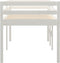 vidaXL - Hoogslaper - massief - grenenhout - wit - 90x200 - cm