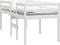 vidaXL - Hoogslaper - massief - grenenhout - wit - 90x200 - cm