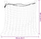 vidaXL - Hooinetten - 2 - st - 100x100 - cm - vierkant - polypropeen - wit