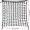 vidaXL - Hooinetten - 2 - st - 100x100 - cm - vierkant - polypropeen - zwart