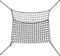 vidaXL - Hooinetten - 2 - st - 100x90 - cm - rechthoekig - polypropeen - zwart