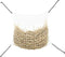 vidaXL - Hooinetten - 2 - st - 100x90 - cm - rechthoekig - polypropeen - wit