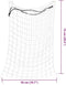 vidaXL - Hooinetten - 2 - st - 75x50 - cm - rechthoekig - polypropeen - wit