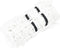 vidaXL - Hooinetten - 2 - st - 75x50 - cm - rechthoekig - polypropeen - wit