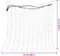 vidaXL - Hooinetten - 2 - st - 75x75 - cm - vierkant - polypropeen - wit