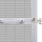 vidaXL - Hordeur - met - scharnieren - 100x215 - cm - wit