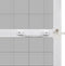 vidaXL - Hordeur - met - scharnieren - 100x215 - cm - wit